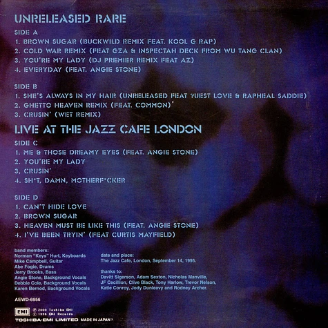 D'Angelo - Unreleased Rare & Live
