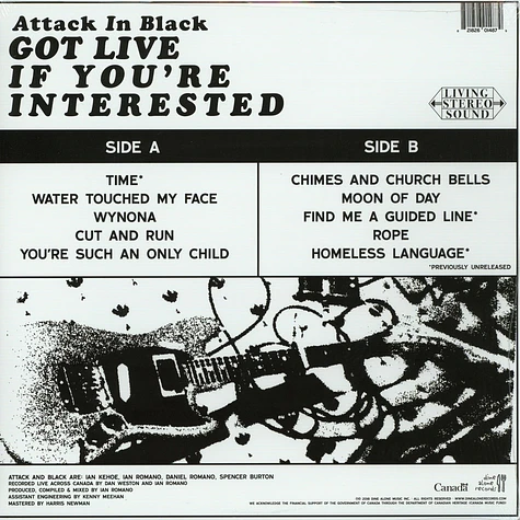 Attack In Black - Got Live If You're Interested