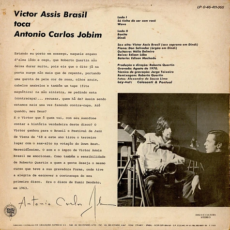Victor Assis Brasil - Toca Antonio Carlos Jobim