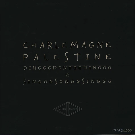 Charlemagne Palestine - Dingggdongggdinggg Vs. Singggsonggsinggg Deluxe Edition