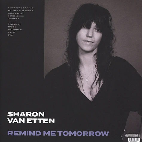 Sharon Van Etten - Remind Me Tomorrow Black Vinyl Edition