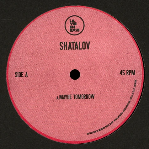 Shatalov - Maybe Tomorrow EP
