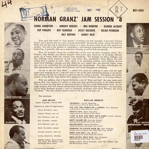 V.A. - Norman Granz' Jam Session #8