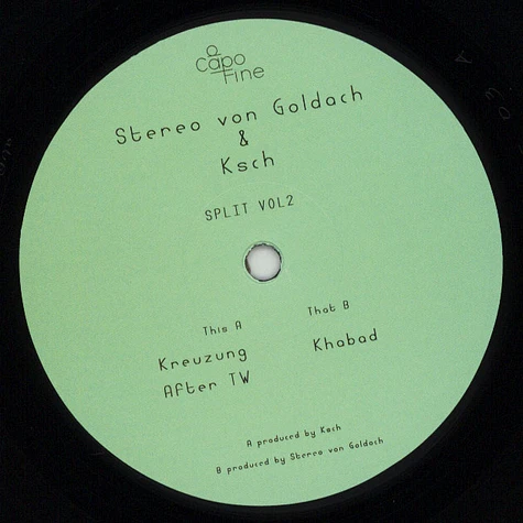 Stereo Von Goldach &Ksch - Split Volume 2