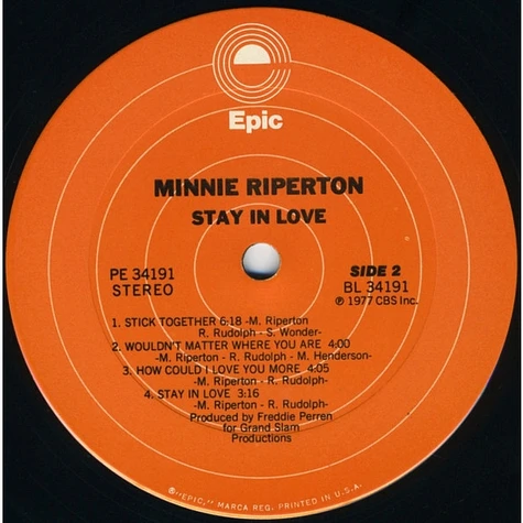 Minnie Riperton - Stay In Love