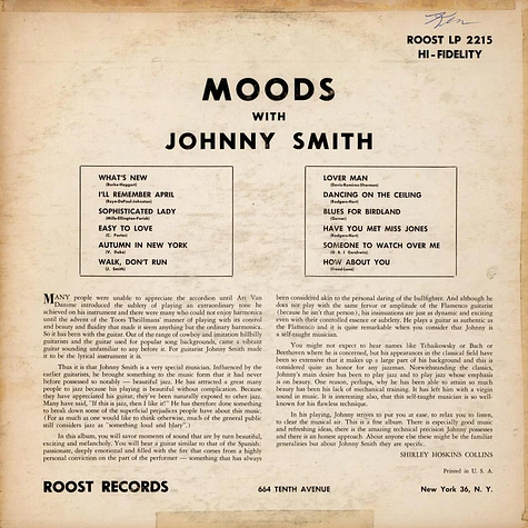 Johnny Smith - Moods