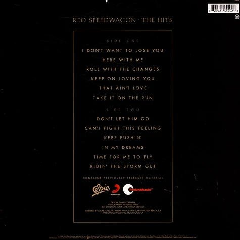 REO Speedwagon - The Hits