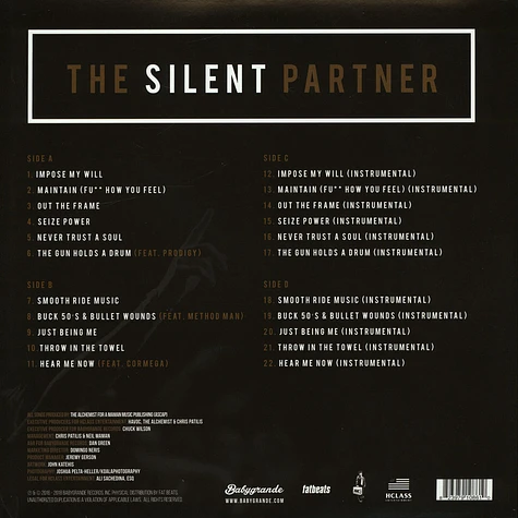 Havoc x The Alchemist - The Silent Partner Gold Vinyl Edition
