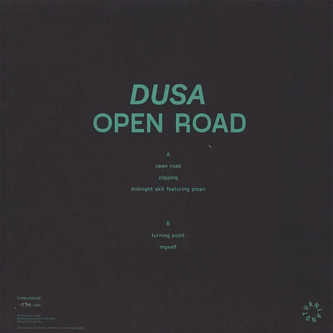 Dusa - Open Road EP