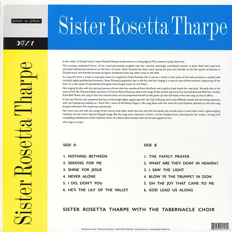 Sister Rosetta Tharpe - With The Tabernacle Choir