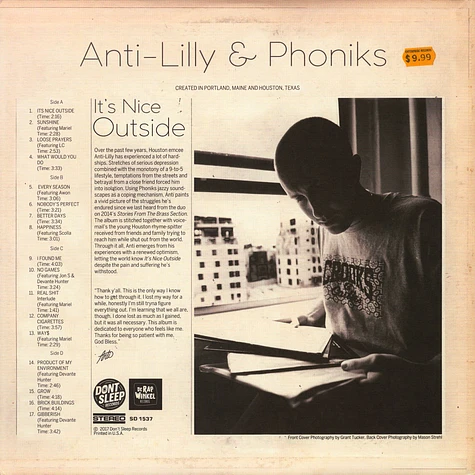 Anti-Lilly & Phoniks - It's Nice Outside Colored Vinyl Edition
