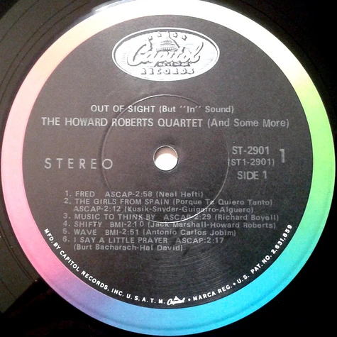 The Howard Roberts Quartet - Out Of Sight (But "In" Sound)