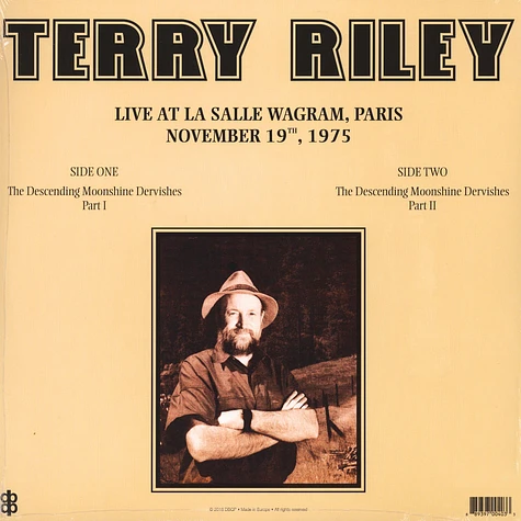 Terry Riley - Live At La Salle Wagram Paris 1975