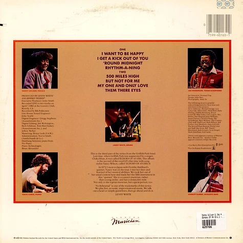 Nancy Wilson & Joe Henderson & Chick Corea & Stanley Clarke & Lenny White - Echoes Of An Era 2 - The Concert
