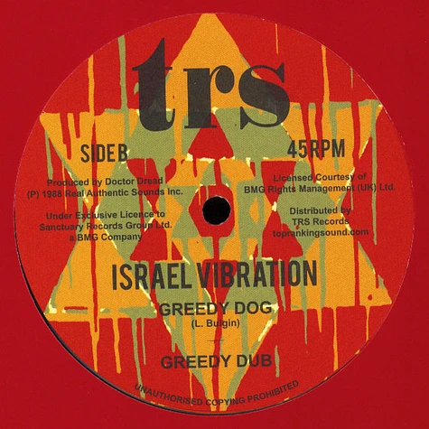 Israel Vibration - Middle East / Greedy Dog