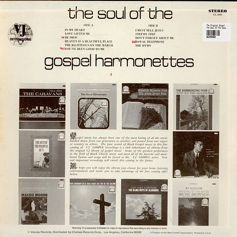 The Original Gospel Harmonettes - The Soul Of The Gospel Harmonettes