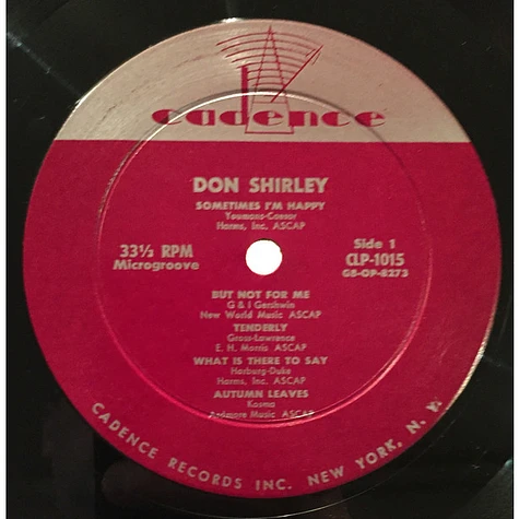 Don Shirley - Improvisations By The Don Shirley Duo
