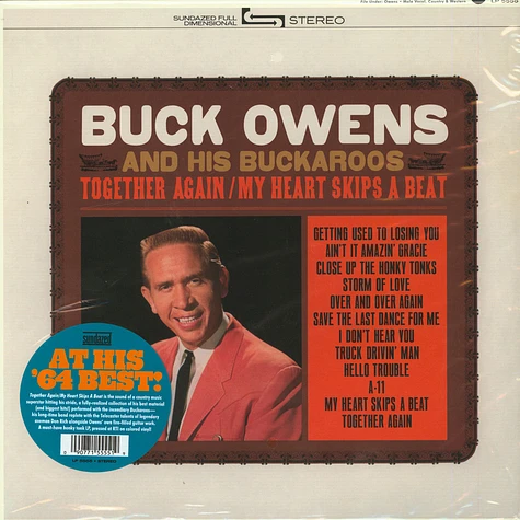 Buck Owens & His Buckaroos - Together Again / My Heart Skips A Beat Gold Vinyl Edition