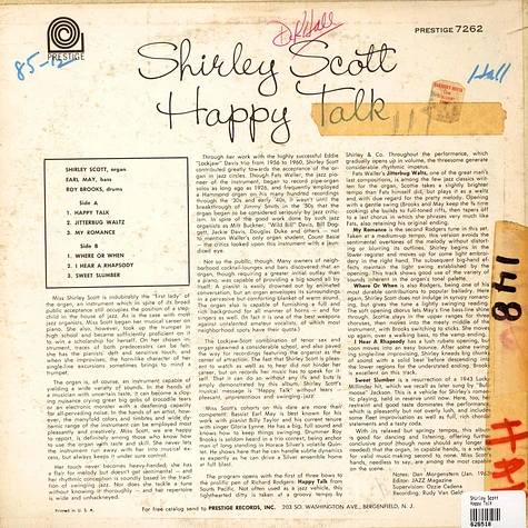 Shirley Scott - Happy Talk