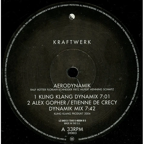 Kraftwerk - Aerodynamik