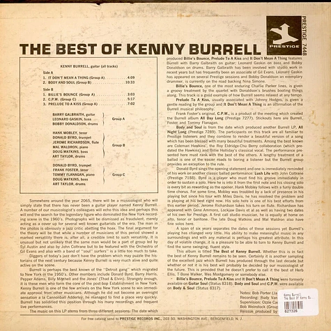 Kenny Burrell - The Best Of Kenny Burrell