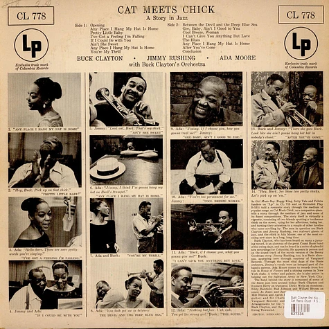 Buck Clayton And His Orchestra, Jimmy Rushing & Ada Moore - Cat Meets Chick: A Story In Jazz