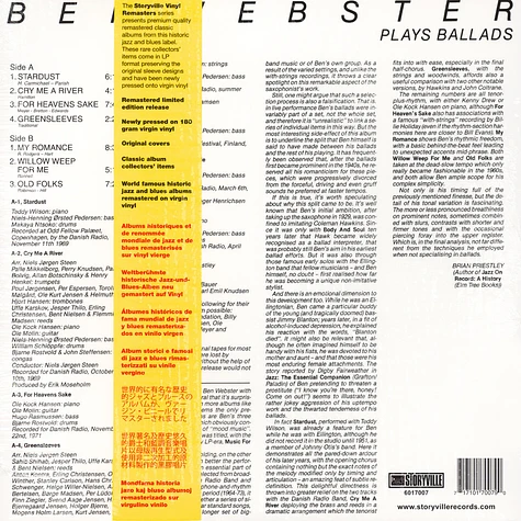 Ben Webster - Plays Ballads