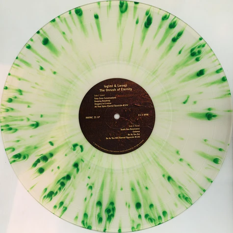 Log(m) & Laraaji - The Onrush Of Eternity Multi-Colored Vinyl Edition