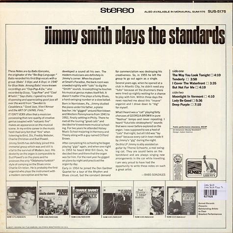 Jimmy Smith - Jimmy Smith Plays The Standards