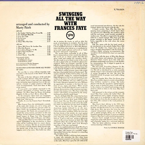 Frances Faye - Swinging All The Way With Frances Faye