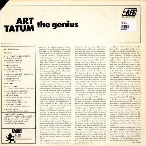 Art Tatum - The Genius