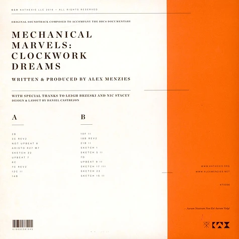 Alex Menzies - Mechanical Marvels: Clockwork Dreams