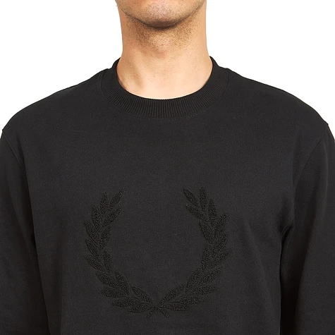 Fred Perry - Textured Laurel Wreath Sweatshirt