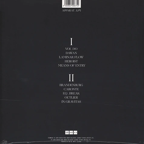 Apparat - LP5 Black Vinyl Edition