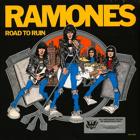 Ramones - Road To Ruin Remastered Blue Vinyl Edition