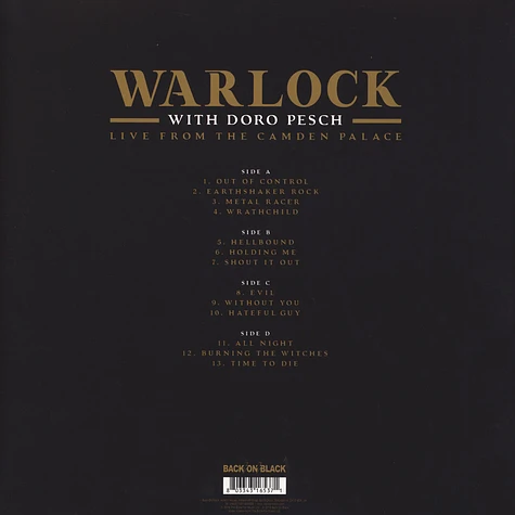 Warlock - Live From Camden Palace