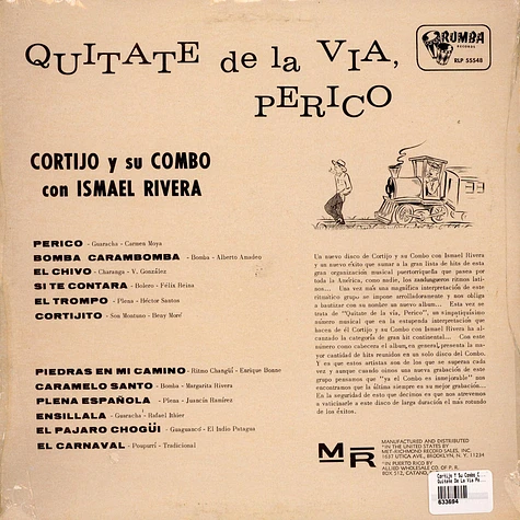 Cortijo Y Su Combo Con Ismael Rivera - Quitate De La Via Perico