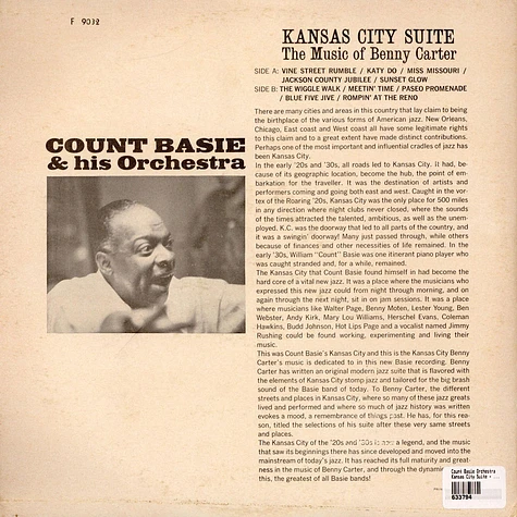 Count Basie Orchestra - Kansas City Suite (The Music Of Benny Carter)