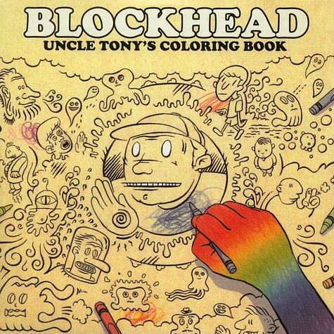 Blockhead - Uncle Tony's Coloring Book Red & Blue Vinyl Edition