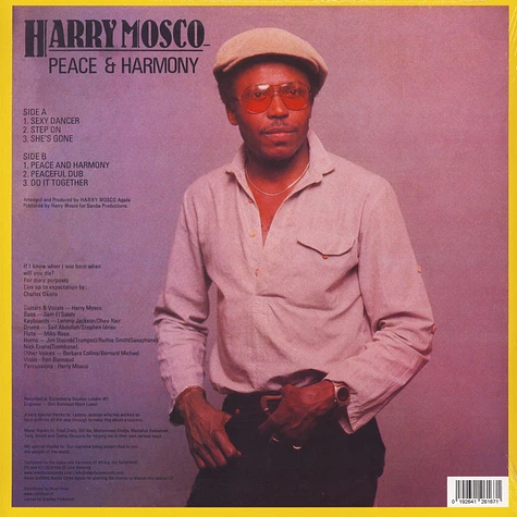 Harry Mosco - Peace & Harmony