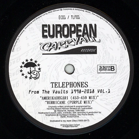 Telephones - From The Vaults 1998-2018 Volume 1