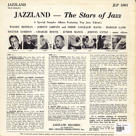 V.A. - Jazzland - The Stars Of Jazz