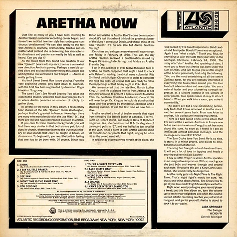 Aretha Franklin - Aretha Now