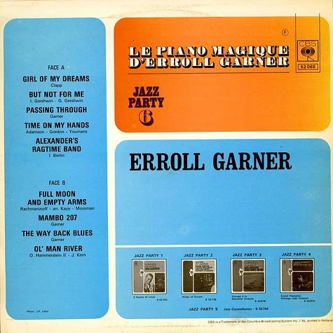 Erroll Garner Trio - Le Piano Magique D'Erroll Garner