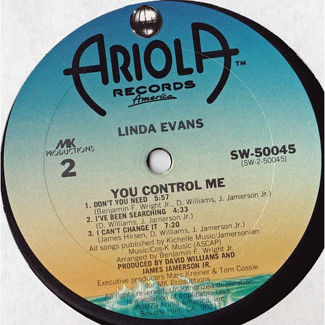 Linda Evans - You Control Me