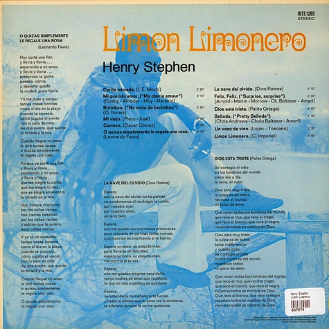 Henry Stephen - Limon Limonero