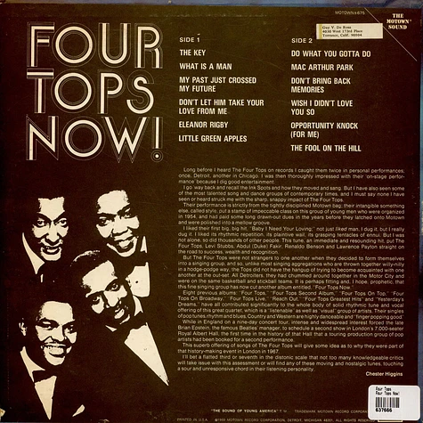 Four Tops - Four Tops Now!