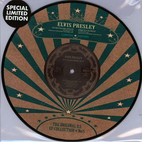 Elvis Presley - US EP Collection Volume 5 Picture Disc Edition