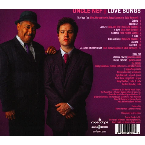 Uncle Nef - Love Songs
