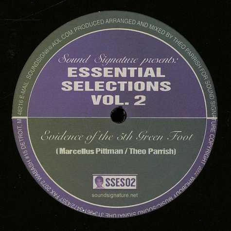 Marcellus Pittman & Theo Parrish - Essential Selections Volume 2